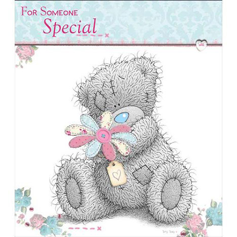 Tatty Teddy holding Flower Birthday Me to You Bear Card £1.08